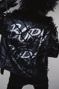 Customized Studded Genuine Leather Jacket "Dirty Mind"