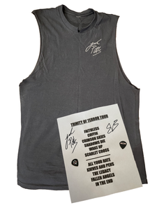 BVB & VV 2023 Tour Jake Pitts Stage Worn Shirt, Setlist and Picks